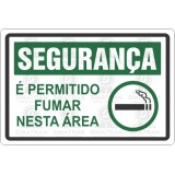 É permitido fumar nesta área 